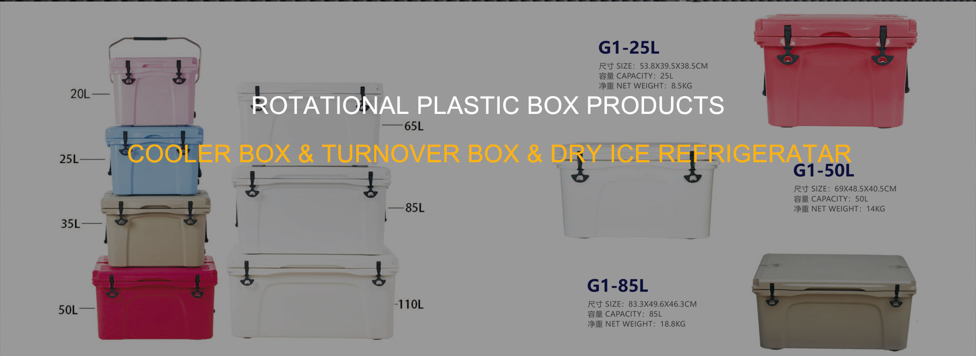 Rotational plastic box products